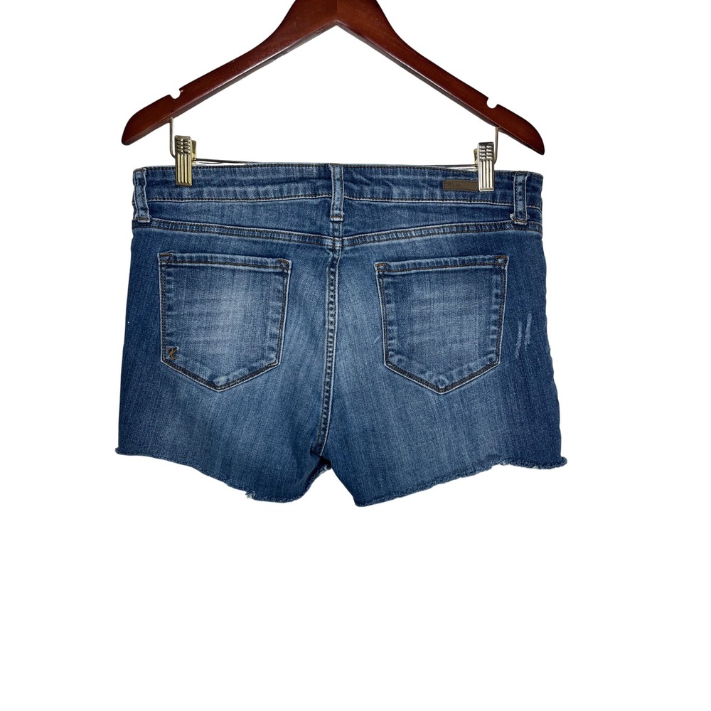 Kut from the Kloth Blue Denim Jean Shorts - Picture 3 of 10